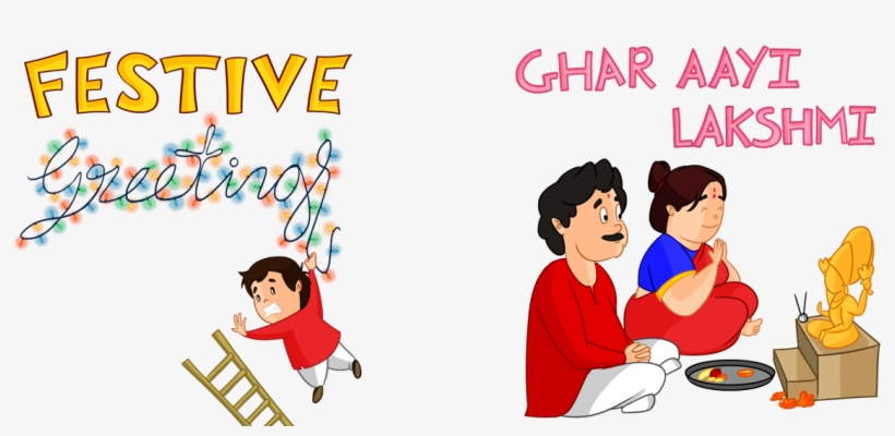 Jpg Free Sticker Pack On Behance Illustrations Pinterest - Diwali Sticker Png Transparent, transparent png #2476746