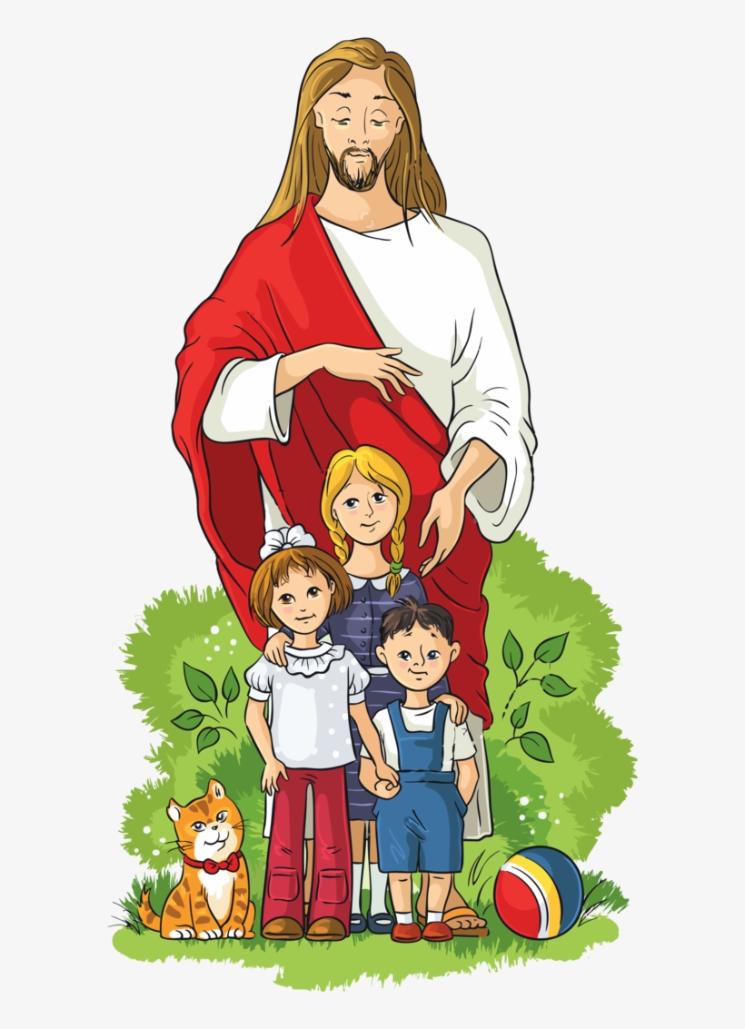 God Png Images Free Download Banner Royalty Free Library - Jesus Christ Cartoon, transparent png #2476962