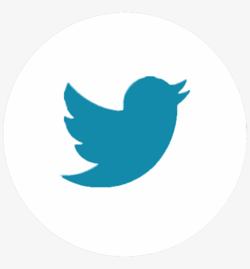 Connect With Us - Twitter Black And White Icon, transparent png #2477635