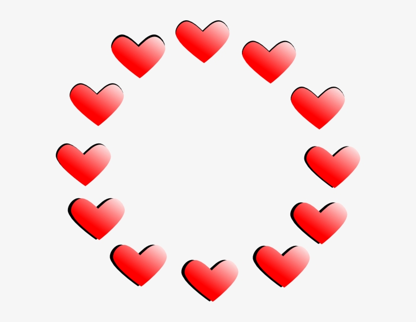 Shaded Hearts Clip Art At Clker - Dil Images In Png, transparent png #2478006
