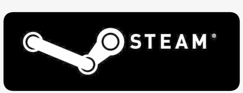 Logo Steam Blackbg - Get It On Steam Button, transparent png #2478138