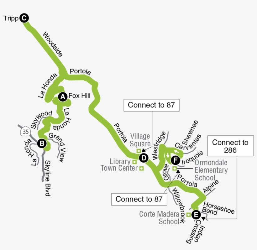 View All The School-day Only Bus Routes Here - Map, transparent png #2478188