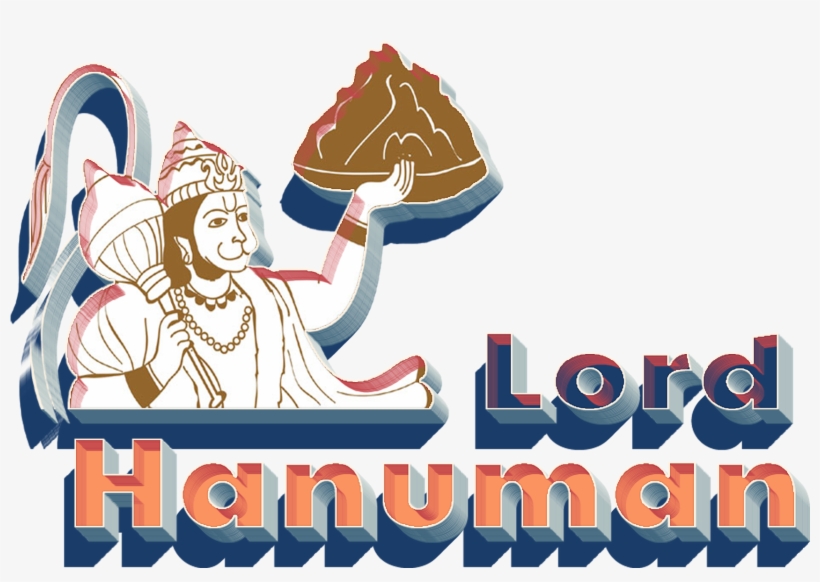 Lord Hanuman 3d Letter Png - Digital Illustration Of Hanuman Carrying The Mountain, transparent png #2478443