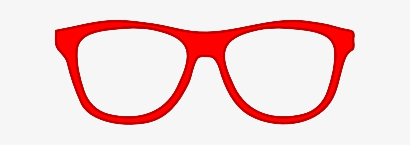 Glasses Frame Front Clip Art At Clker - Red Glasses Frames Png, transparent...