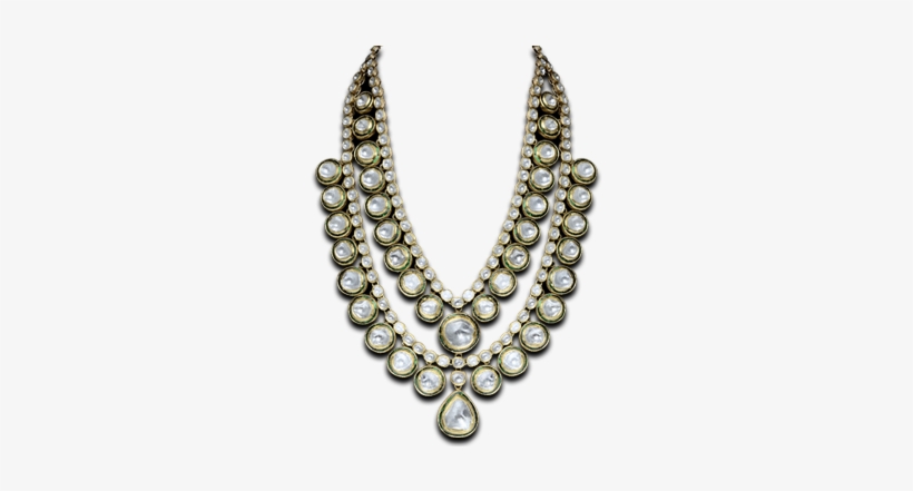 Polki Drop Two String - Expensive Pearl Necklace, transparent png #2479255