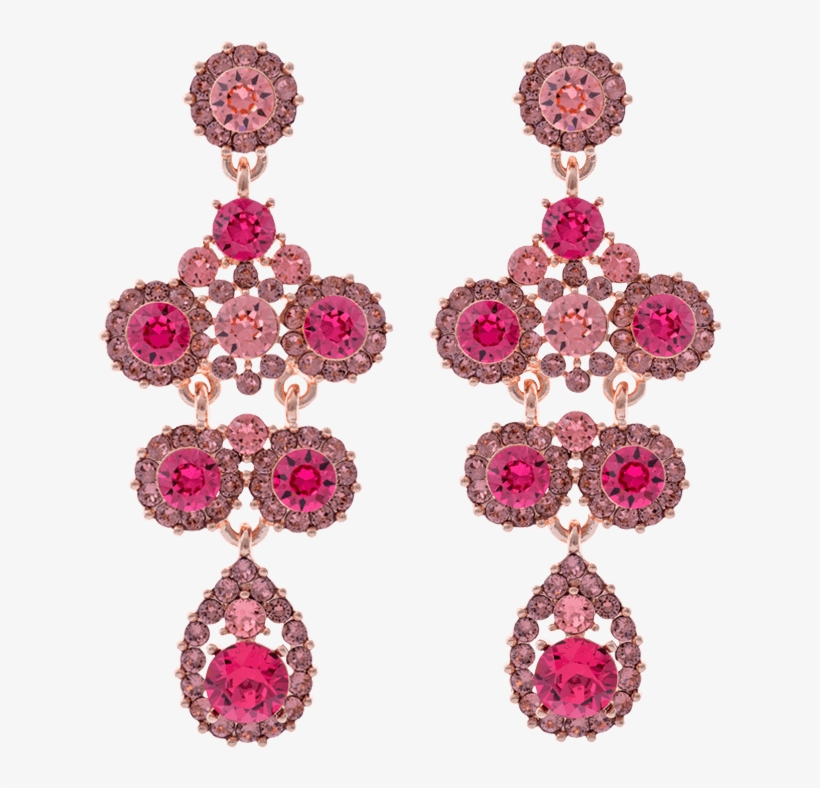Kate - Indian Pink - Lily And Rose Örhängen Rosa, transparent png #2479344