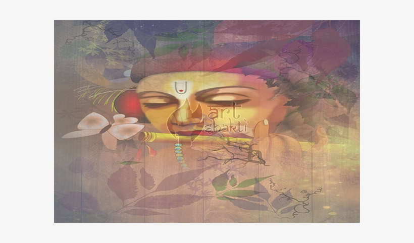 Abstract Lord Krishna Background - Modern Art, transparent png #2479935