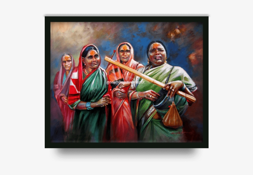 Udho Udho Yellamma Buy Original Paintings Online India - Beauty Wall Spot, transparent png #2480020