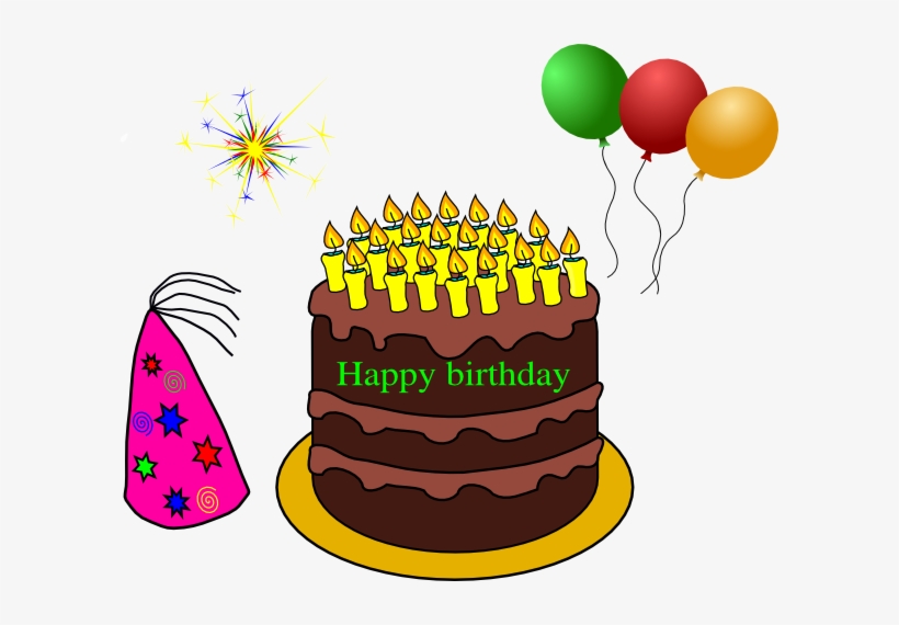 Birthday Cake On Fire Clipart Qvuxox Clipart - Balloons Clip Art, transparent png #2480420