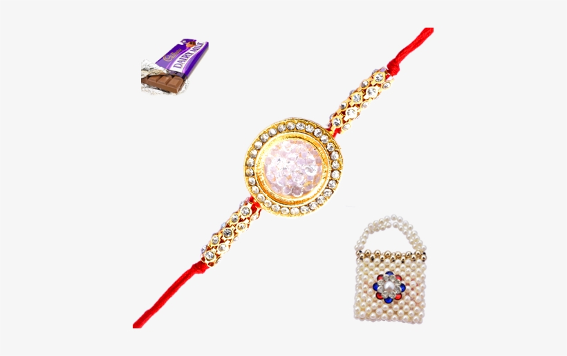 Rich Digiern Gold And Diamond Rakhi - Sesame Software, transparent png #2480478