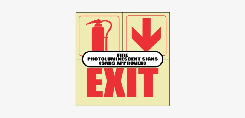 Fire Photoluminescent Signs - Safety First, transparent png #2480902