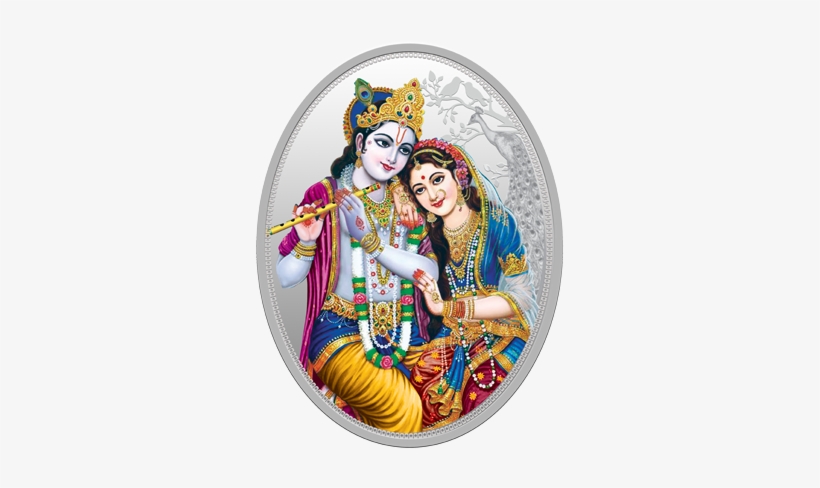 Radha Krishna Png Image Background - Radha Krishna Colourful, transparent png #2481050