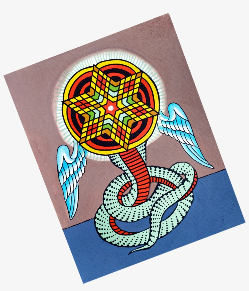 Hand-embellished Purusha And Prakriti Letterpress Print, transparent png #2481229