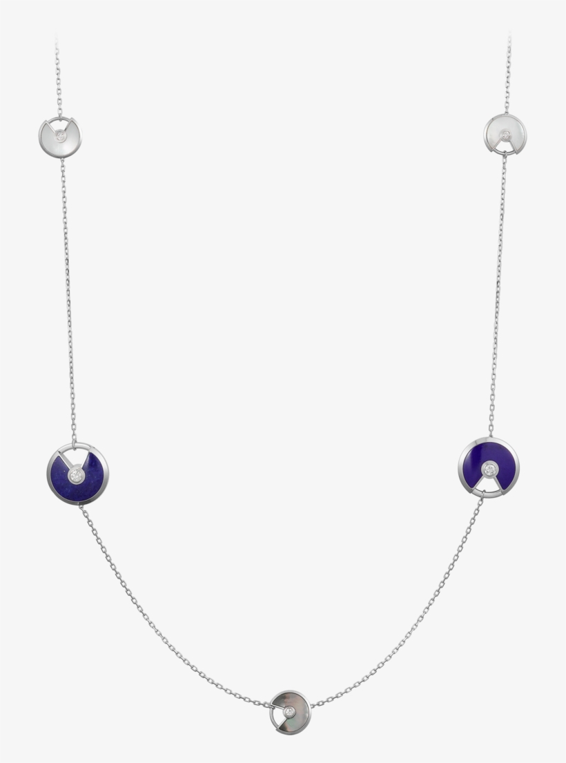 Amulette De Cartier Long Necklace, Xs And Small Modelswhite - Necklace, transparent png #2481309