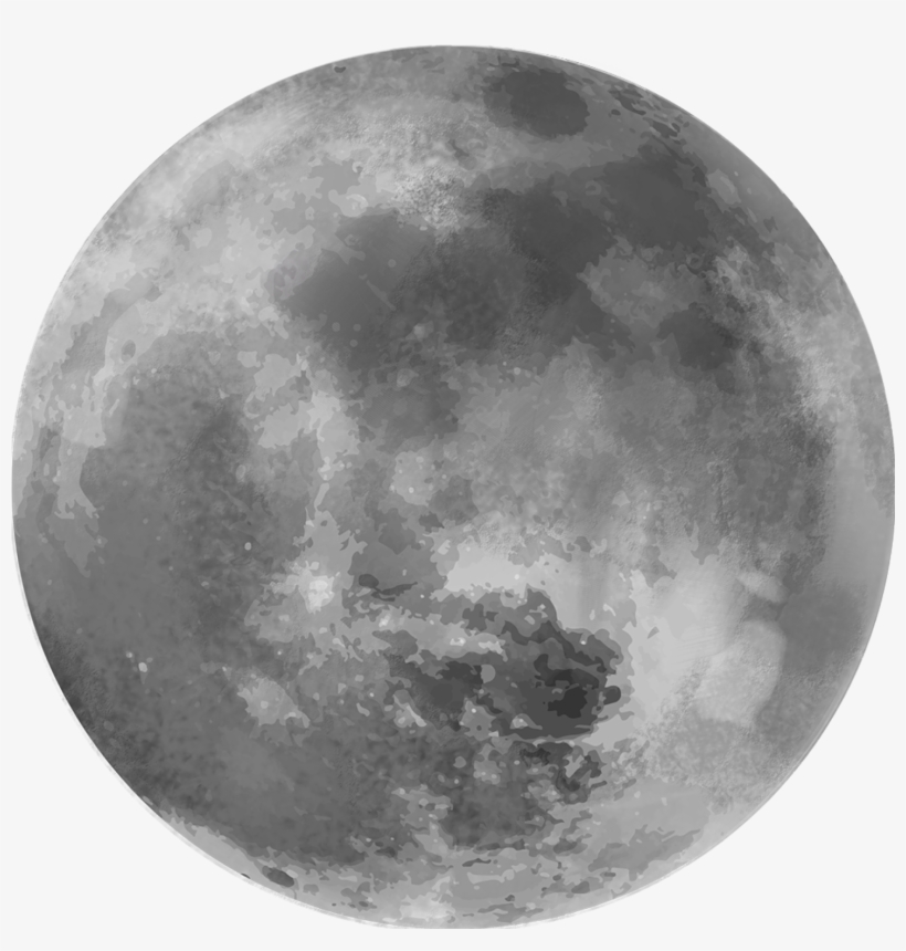 Picsart Stickers - Full Moon, transparent png #2481523