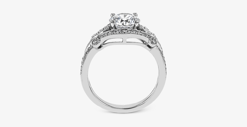 Tr716 Semi 18k Ring - Diamantaire Brillant Somptueux, transparent png #2481576