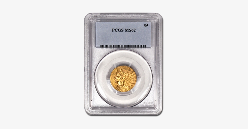 $5 Indian Head Gold Coins Ms - Indian Head Gold Pieces, transparent png #2481847