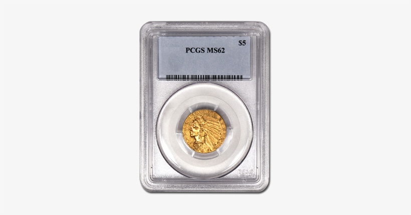 $5 Indian Head Gold Coins Ms - Indian Head Gold Pieces, transparent png #2481847
