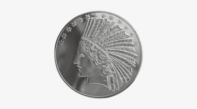 Indian Gold Coin Png American 1 Oz Silver Indian Head - Louis Xiv Of France, transparent png #2482092