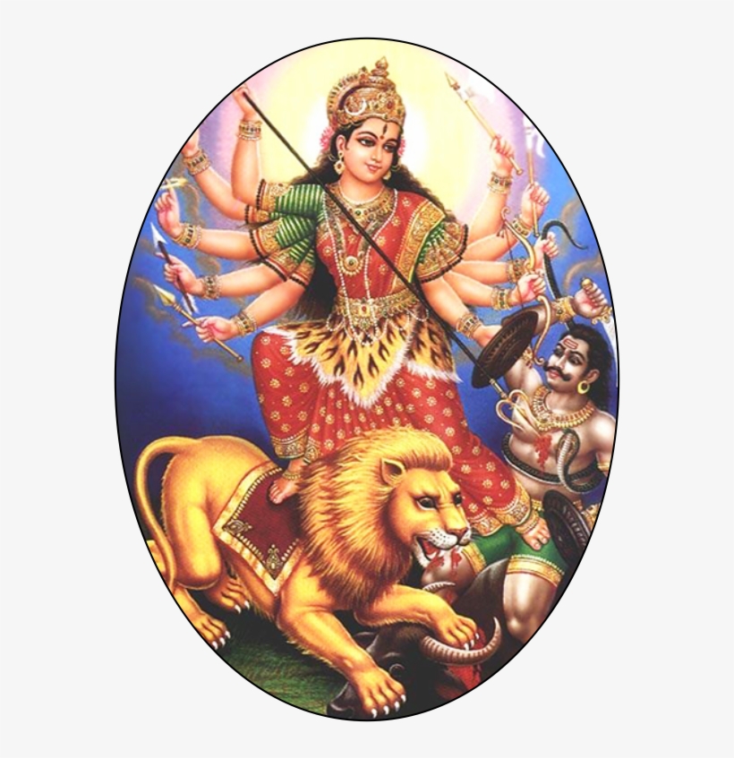 Goddess Durga - Hd Pics Of Lord Durga, transparent png #2482498