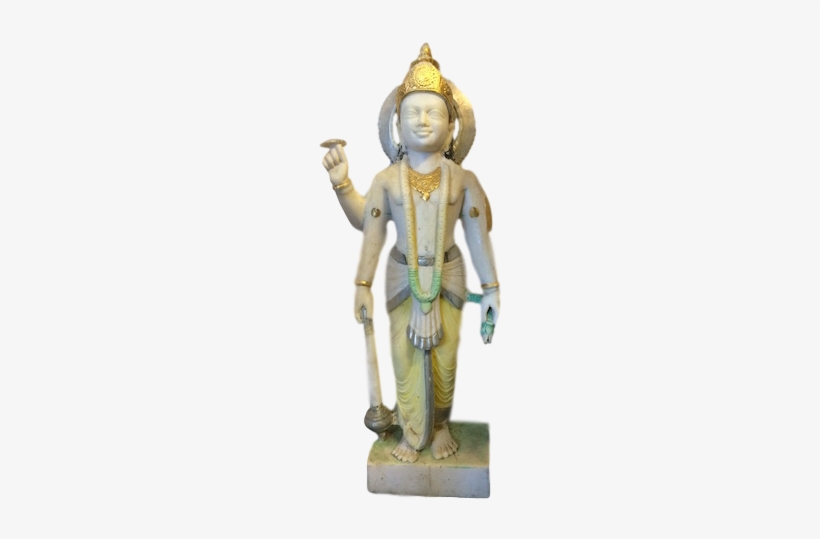 Painted Marble Vishnu - Figurine, transparent png #2482499