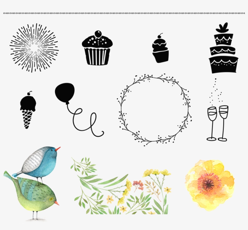 The Design Cuts 2nd Birthday Multi Deal Fest - Planner: 2017 Dated With Weekly-day-hour Schedule -, transparent png #2482919