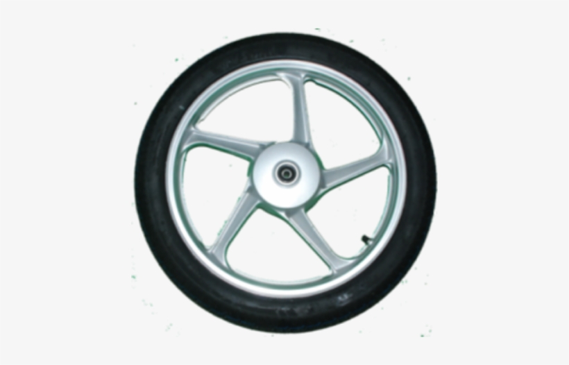Alloy Wheel Scooter Tyre Dsc - Two Wheeler Alloy Wheel, transparent png #2483121