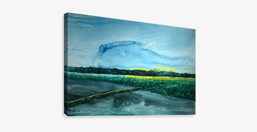 The Flieds 1 Canvas Print - Painting, transparent png #2483162