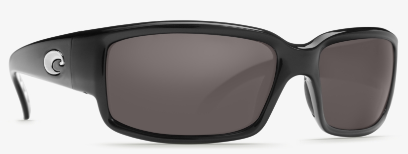 Costa Del Mar Caballito Sunglasses In Shiny Black, - Costa Del Mar Caballito 30 White Black Sunglasses Grey, transparent png #2483512