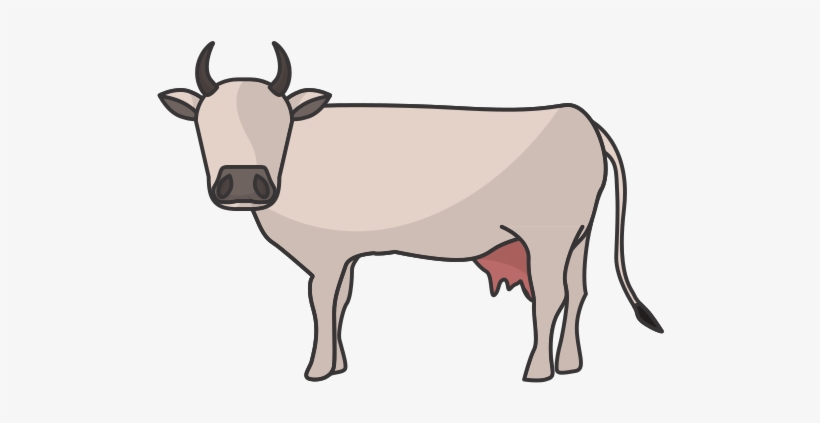 Indian Brown Cow - Euclidean Vector, transparent png #2483698