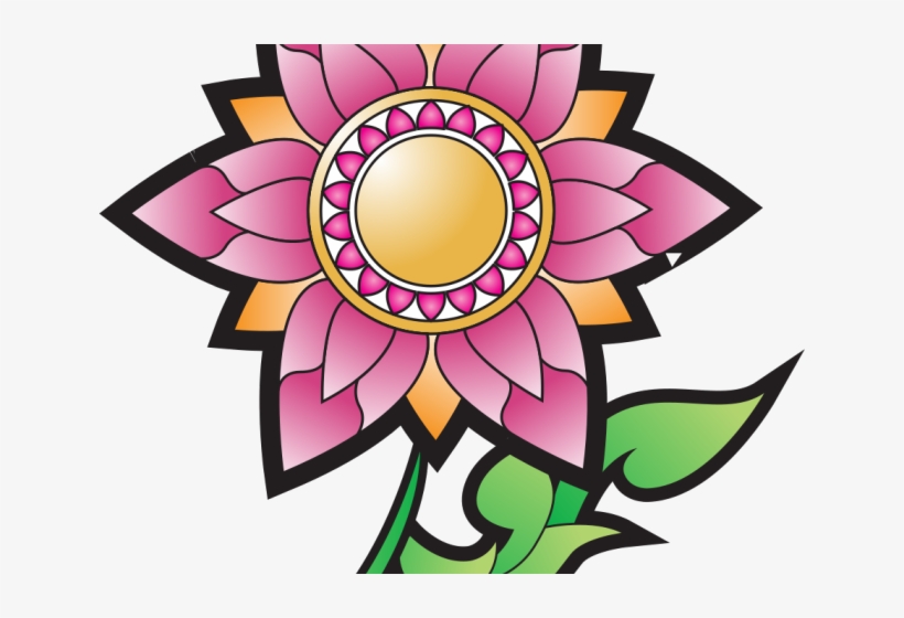 Lotus Clipart Thai Flower - Kytička, transparent png #2483923