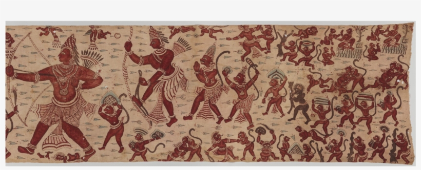 Some Members Of Hanuman's Army Engage In Mortal Combat, - Combat Of Rama And Ravana, transparent png #2483974