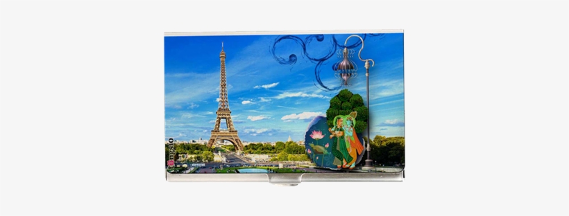 Tungs10 Radha Krishna In Paris Card Holder - Interior Design, transparent png #2484307