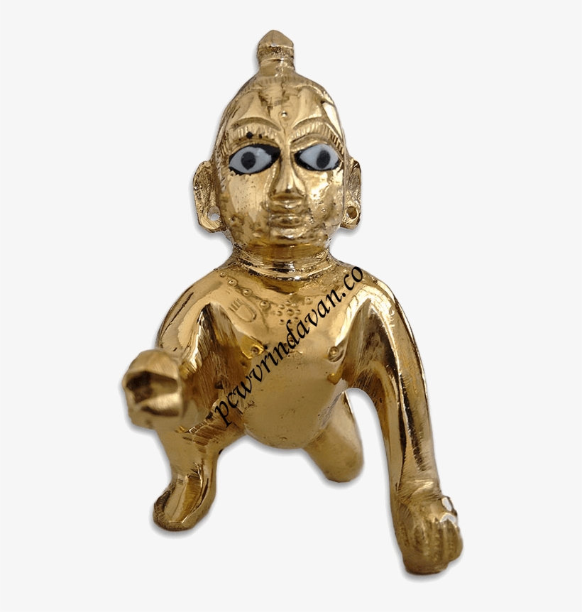 Brass Ladoo Gopal/radha Krishna - Krishna Gopal In Brass, transparent png #2484377