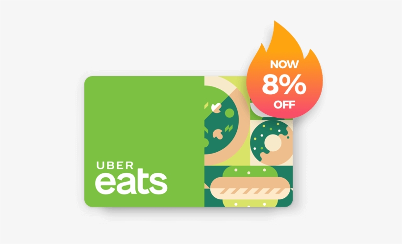 Uber Eats - Uber Eats Gift Card, transparent png #2484722
