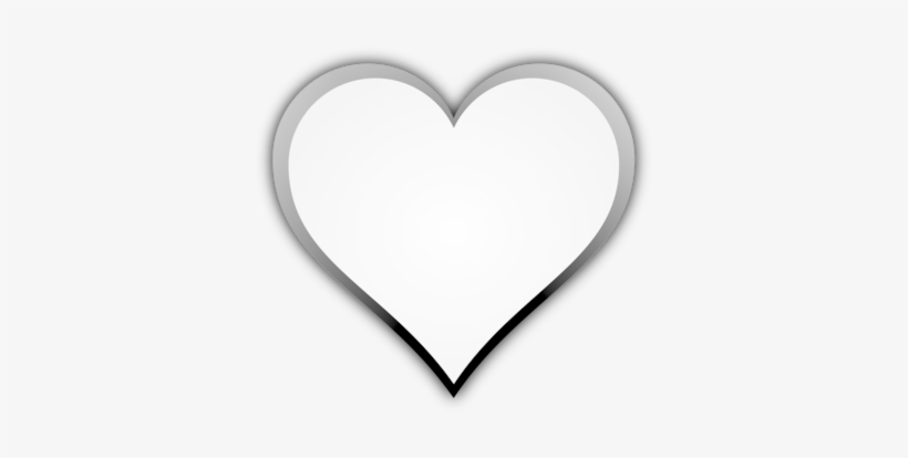 Heart Black And White Shape Computer Icons - Disegno Cuore Bianco E Nero, transparent png #2485067