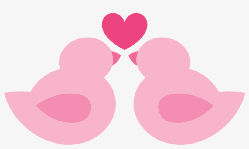 Birds,in Love,marriage,love,color Pink,pink,rosa, - Marriage, transparent png #2485235