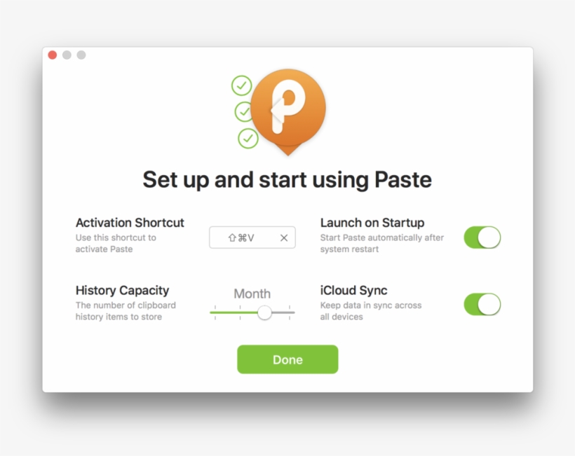 Paste Mac Initial Setup - Clipboard, transparent png #2485375