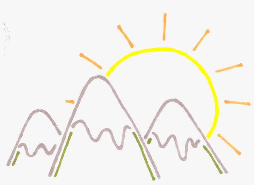 Mountain Clipart Black And White, transparent png #2485405