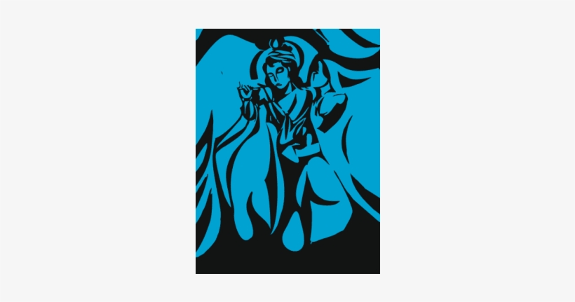 Ad-37 Lord Krishna & Radha - Bhanu Singher Podaboli, transparent png #2485488
