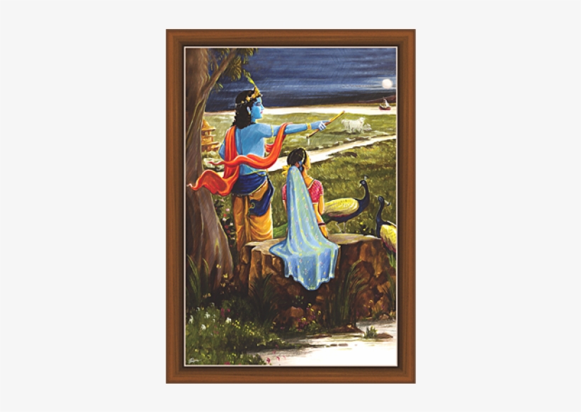 Radha Krishna Paintings - Krishna, transparent png #2485529