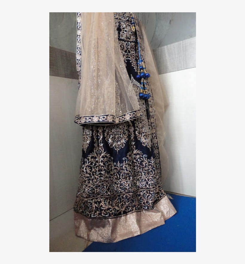 deepika padukone blue lehenga