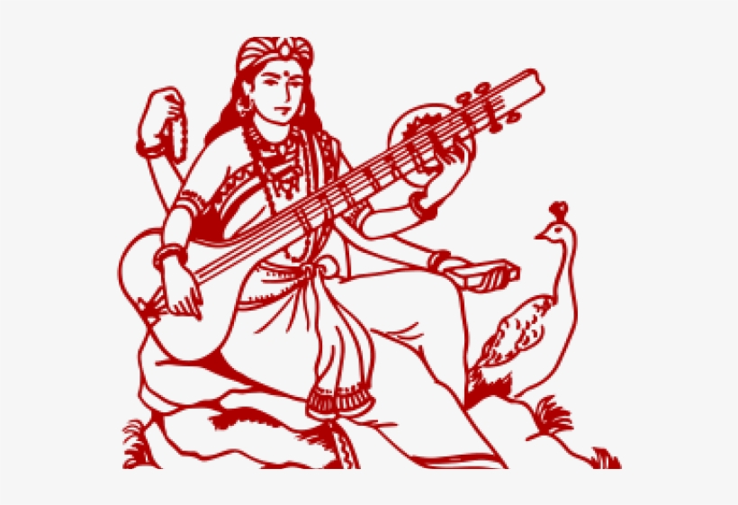 Saraswati Png Transparent Images - Saraswati Puja 2018 Date, transparent png #2486962