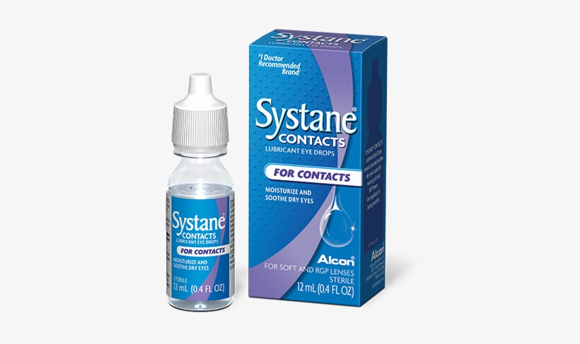 Designed For Contact Lens Wearers - Systane Contact Drops, transparent png #2487026