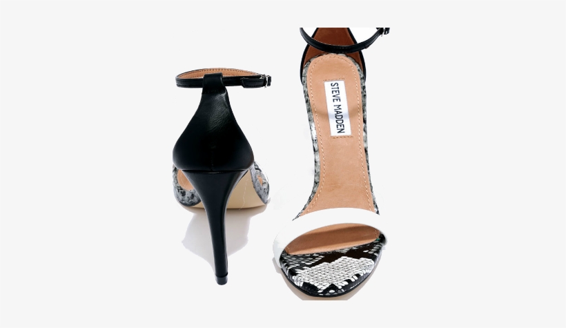 Steve Madden Stecy White Multi Snakeskin Ankle Strap - Steve Madden Stecy White Multi, transparent png #2487750