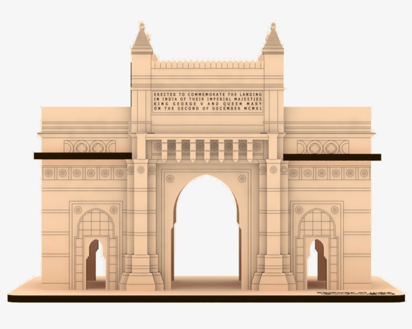 17s 91 Goi 01 - Gateway Of India Model Kit, transparent png #2488031