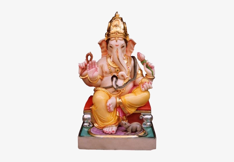 Ganesh Ji Statue - Ganesh Murti Png Hd, transparent png #2488232