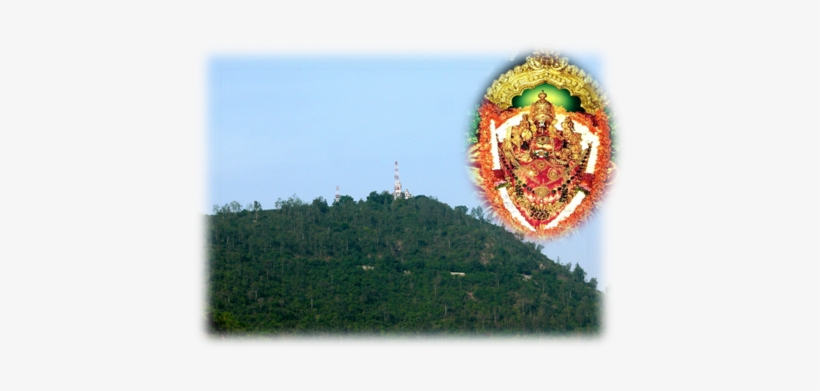 Structure Of Dravidian Style With A Splendid 40 Mt - Goddess Chamundeshwari, transparent png #2488526