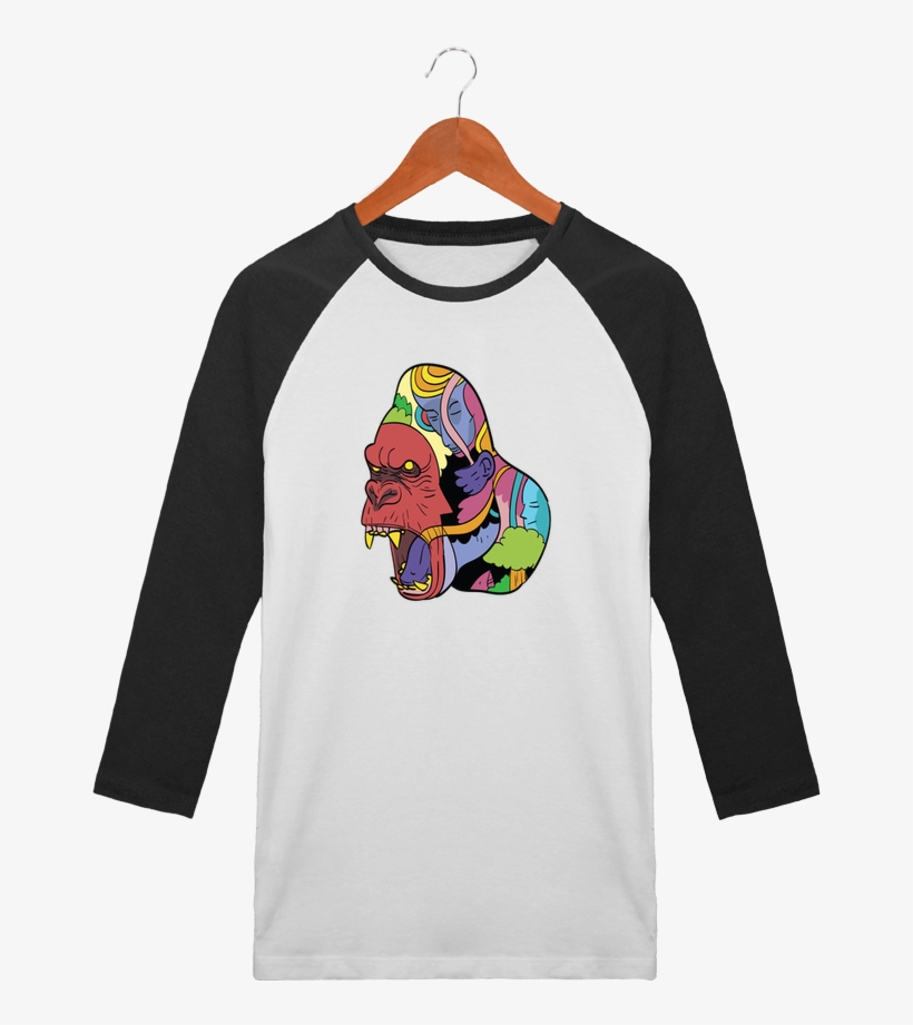 T Shirt Baseball Crew Neck Unisex Stanley Stella Wrathofnature - Tote Bag Stanley Stella Wrathofnature Par Arya Mularama, transparent png #2488609