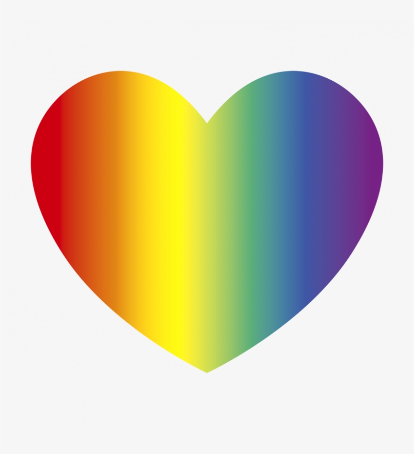 Hartje Love Rainbow, Rainbow Heart, Rainbow Bunting, - Corazon De Arco Iris Png, transparent png #2489078